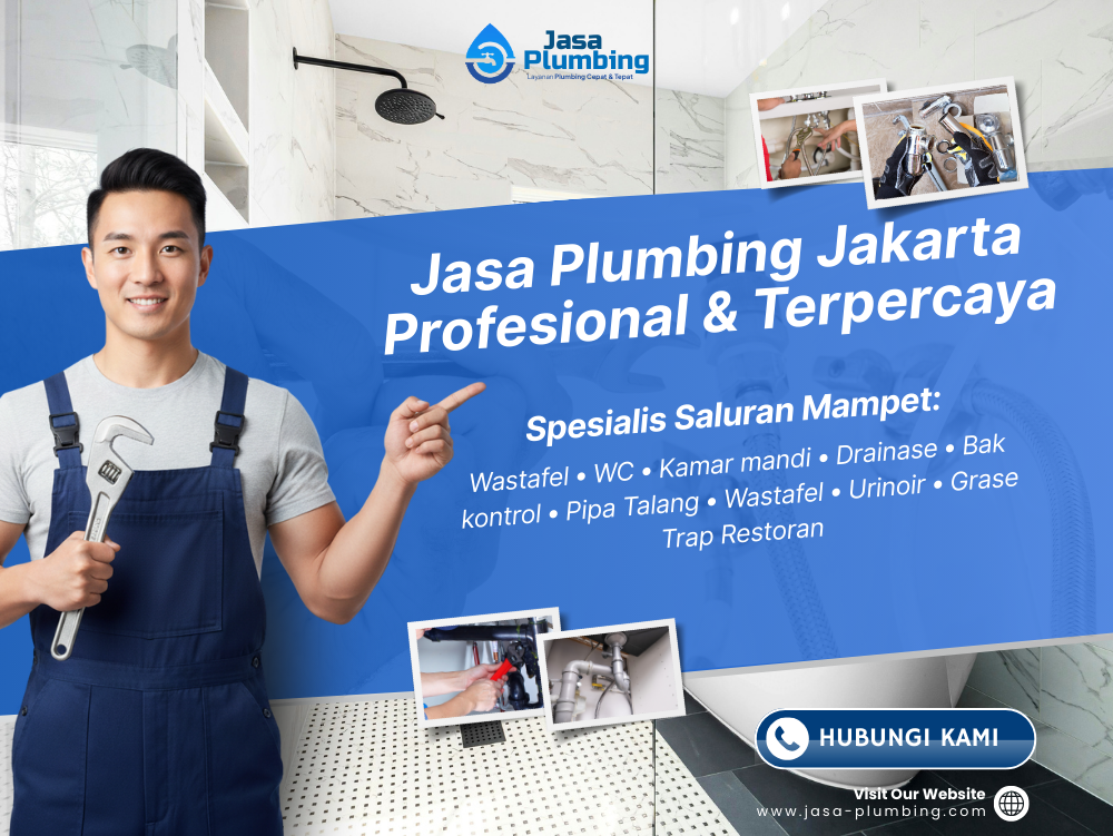  Jasa Plumbing Jakarta | Spesialis Saluran Mampet Profesional